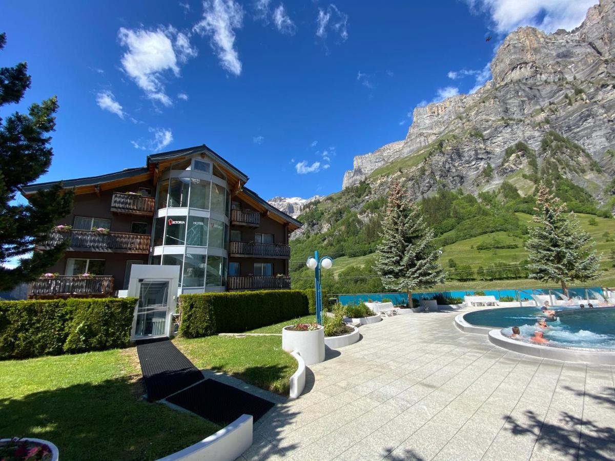 Hotel Viktoria-Leukerbad-Therme Extérieur photo