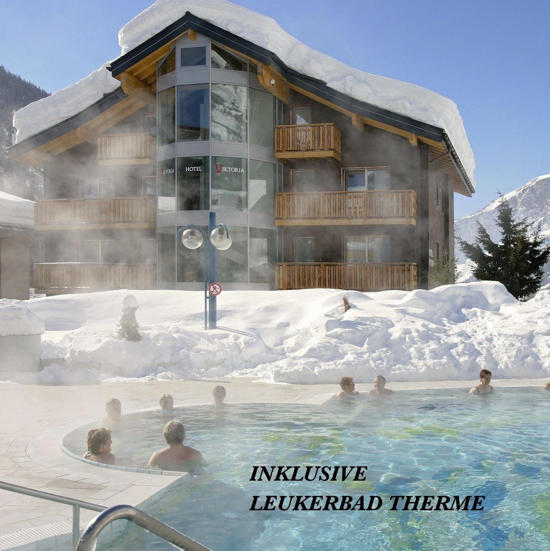 Hotel Viktoria-Leukerbad-Therme Extérieur photo