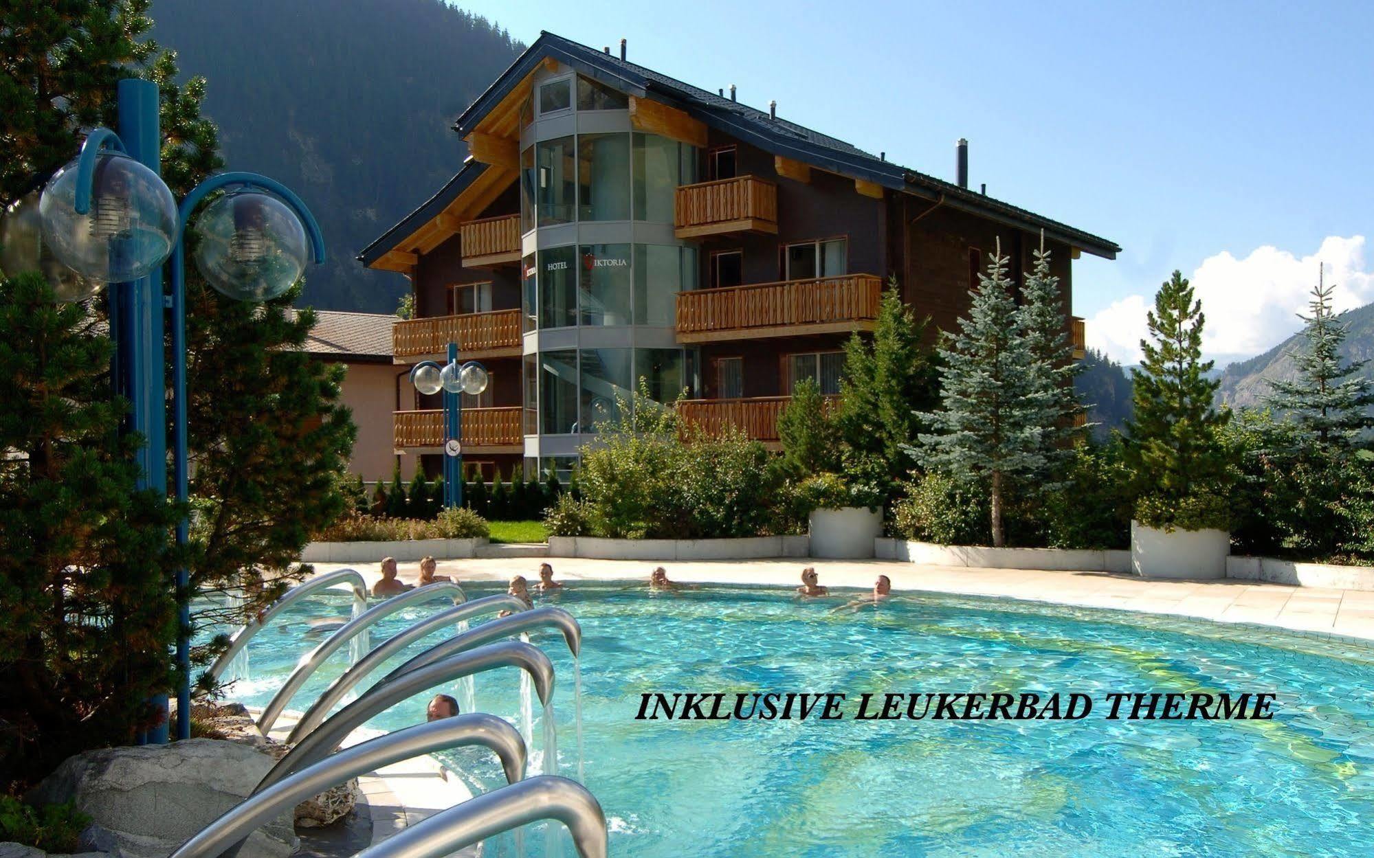 Hotel Viktoria-Leukerbad-Therme Extérieur photo