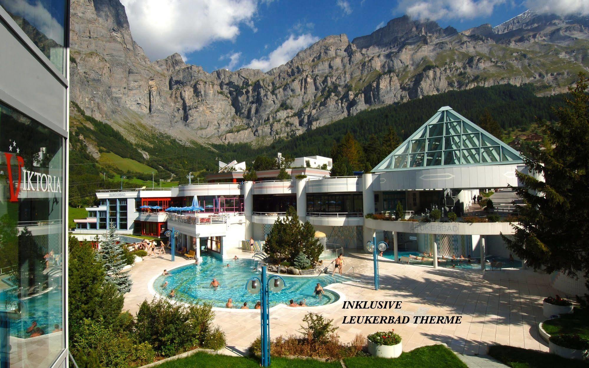 Hotel Viktoria-Leukerbad-Therme Extérieur photo